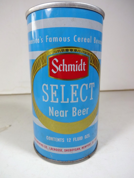 Schmidt Select Near Beer - SS - Heileman - Click Image to Close